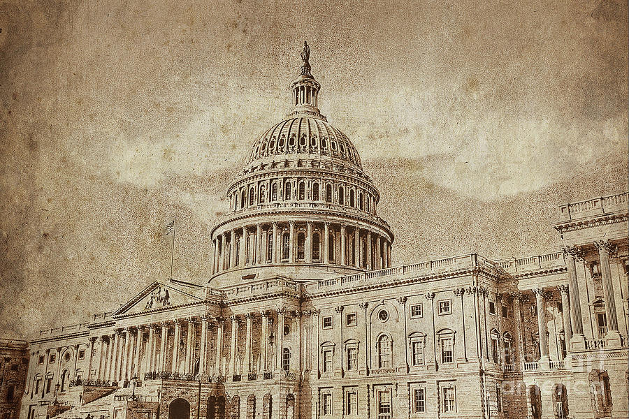 United state capital 01 Painting by Gull G