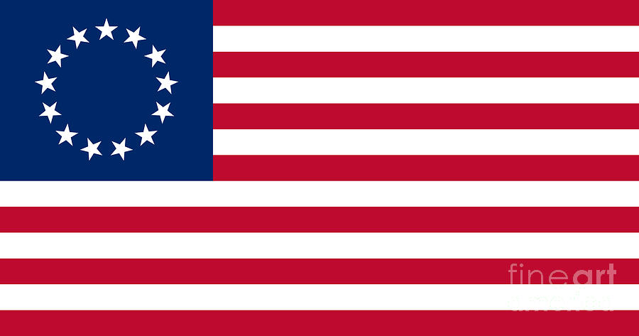 United States 13 Stars Flag Photograph