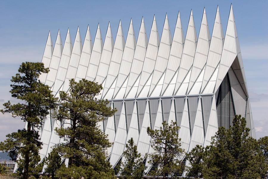 United States Air Force Academy Cadet Chapel Exterior 2 Photograph by ...