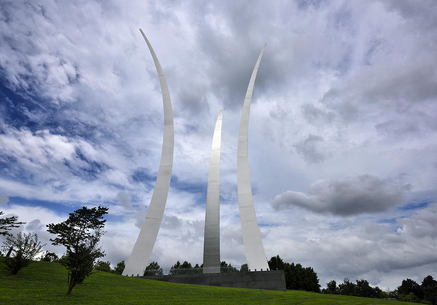United States Air Force Memorial Photograph by Brendan Reals