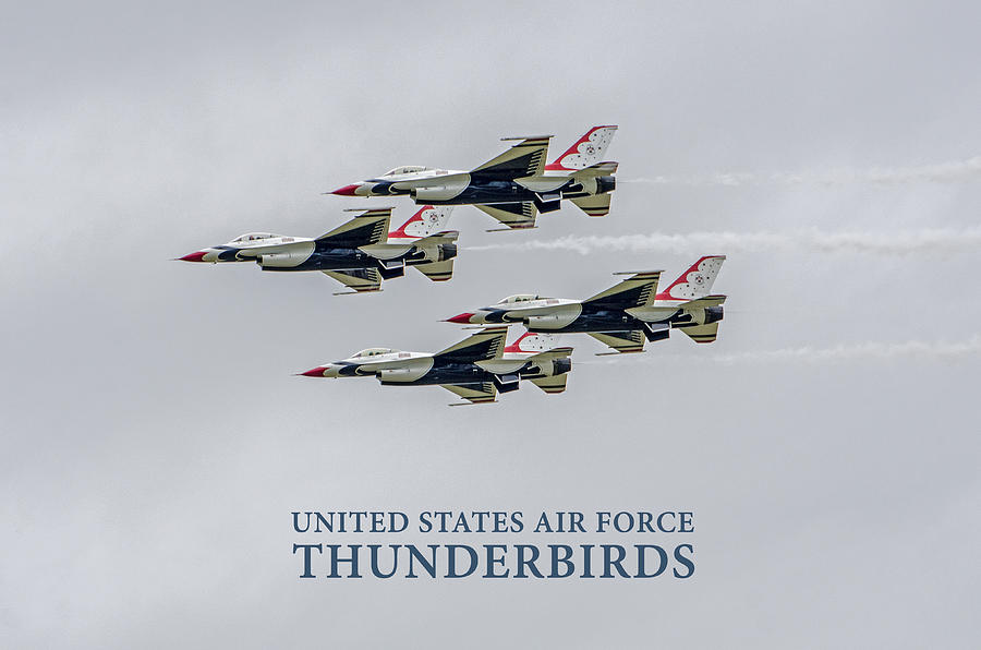 United States Air Force Thunderbirds   04 Photograph by Susan McMenamin