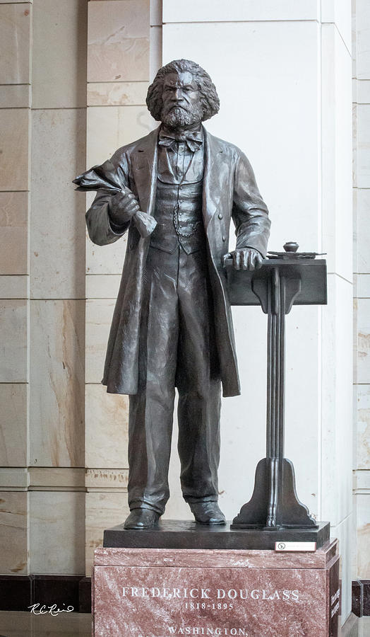 United States Capitol - Frederick Douglass in Emancipation Hall Photograph by Ronald Reid