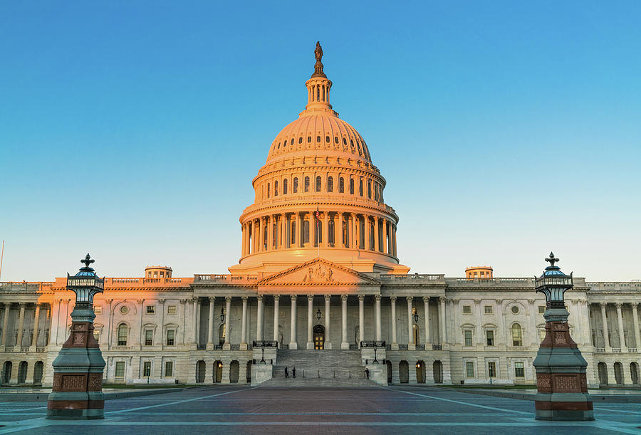 District Of Columbia Photograph - United States Capitol by Larry Marshall District Of Columbia Photograph - United States Capitol by Larry Marshall
