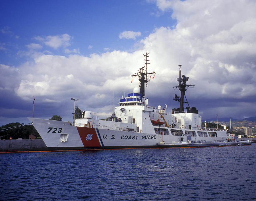 Pier Photograph - United States Coast Guard Cutter Rush by Michael Wood