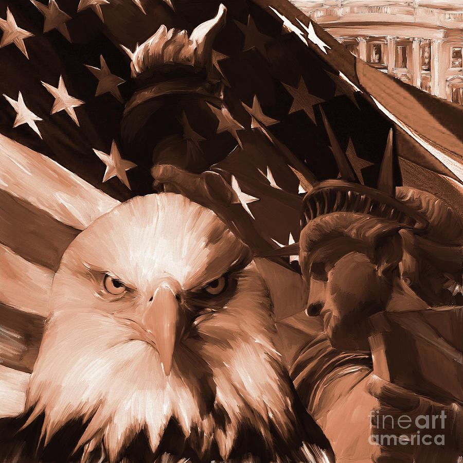 United States of America 021 Painting by Gull G