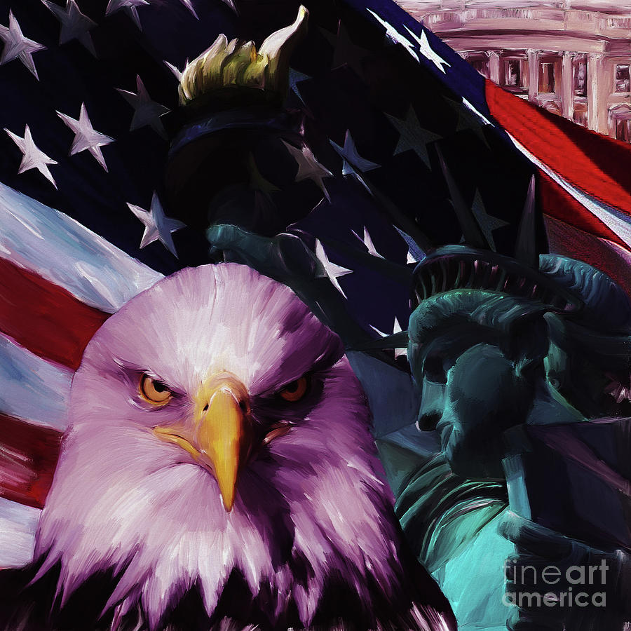 United States of America 032 Painting by Gull G