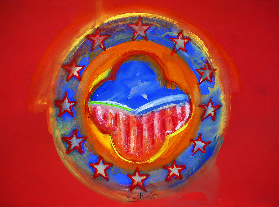 United States of Europe Painting by Charles Stuart