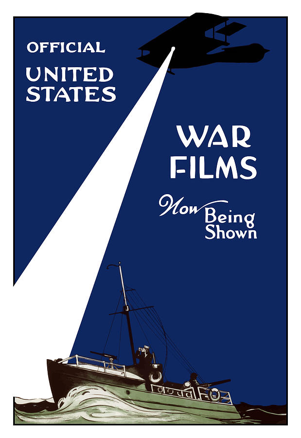 Boat Painting - United States War Films Now Being Shown by War Is Hell Store