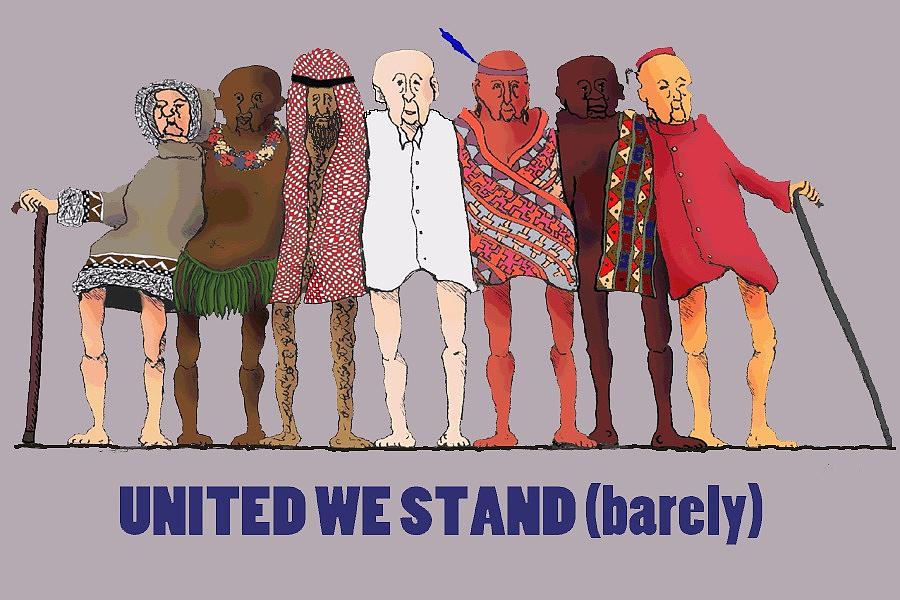 United We Stand #1 Digital Art by R  Allen Swezey