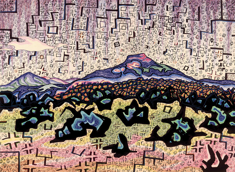 Southwest Mixed Media - Unity Awareness In The Field Of Space And Time by Dale Beckman Southwest Mixed Media - Unity Awareness In The Field Of Space And Time by Dale Beckman