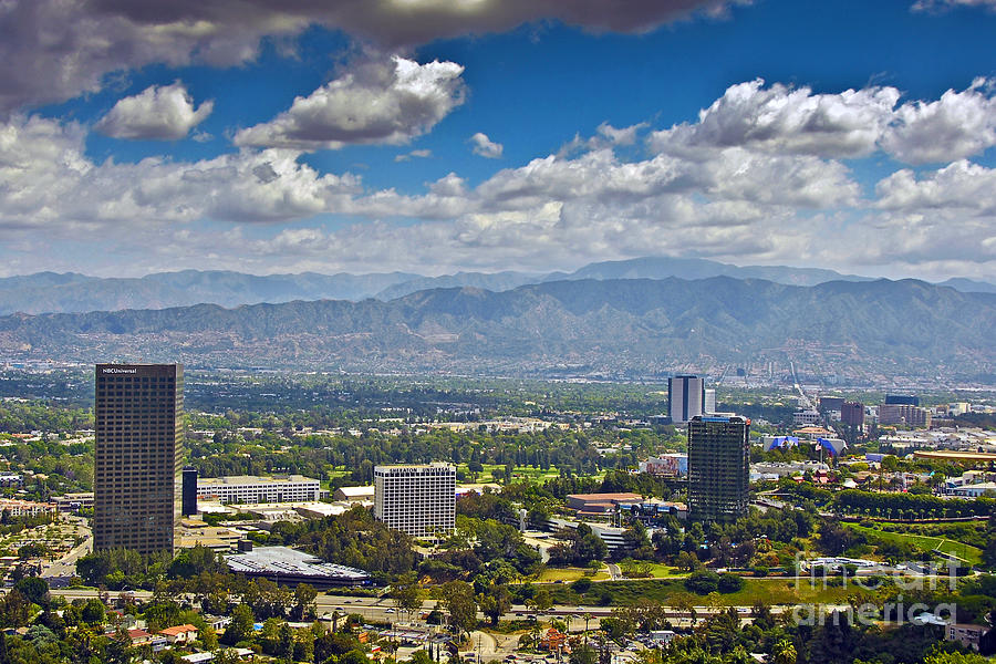 Universal City Valley Vista Photograph by David Zanzinger