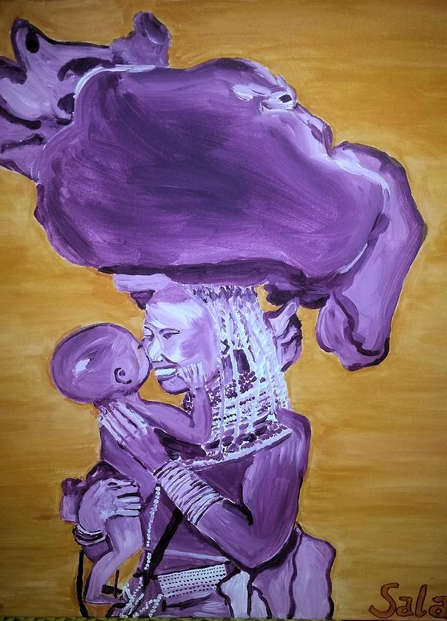 Universal Love Painting by Sala Adenike