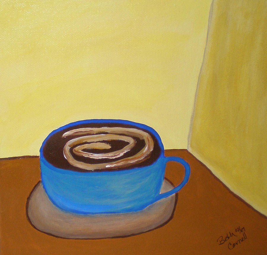 Universal Mocha Painting by Beth Cornell