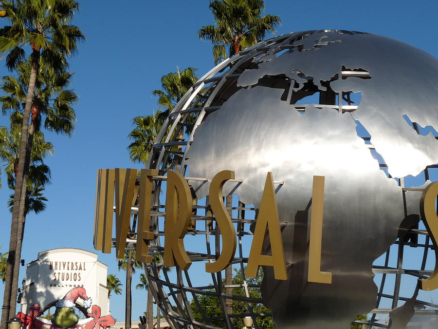 Universal Studios Globe Photograph by Jeff Lowe