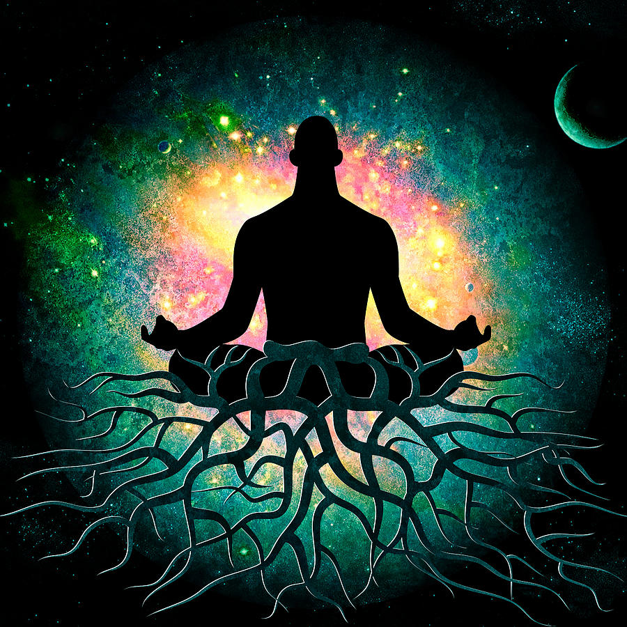 Kosmic Spiritual Grounding Digital Art by Serena King