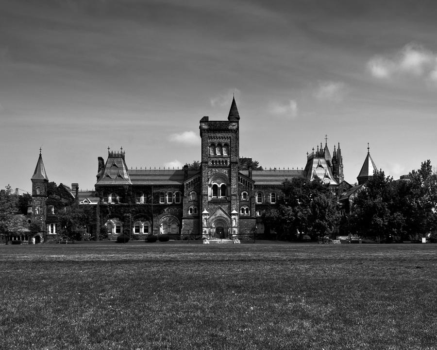Architecture Photograph - University College Main Building Toronto Canada by Brian Carson