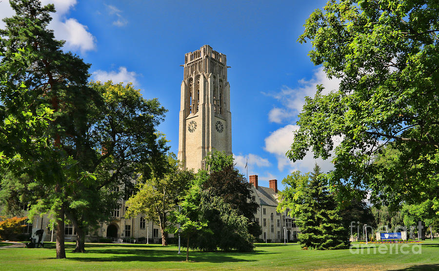 University Hall University of Toledo  6196 Photograph by Jack Schultz