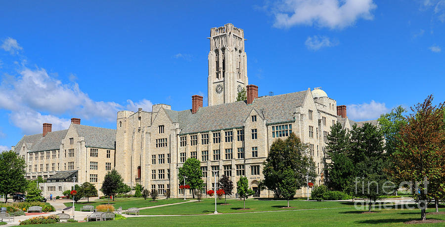 University Hall University of Toledo  6215 Photograph by Jack Schultz
