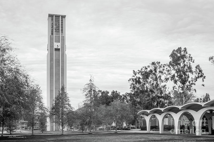 University of California Riverside Tower and Rivera Library Photograph by University Icons