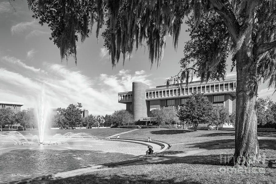 University of Central Florida John Hitt Library Photograph by University Icons