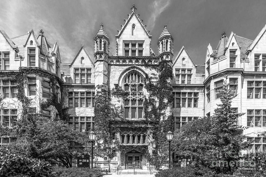 University of Chicago Cobb Hall Photograph by University Icons