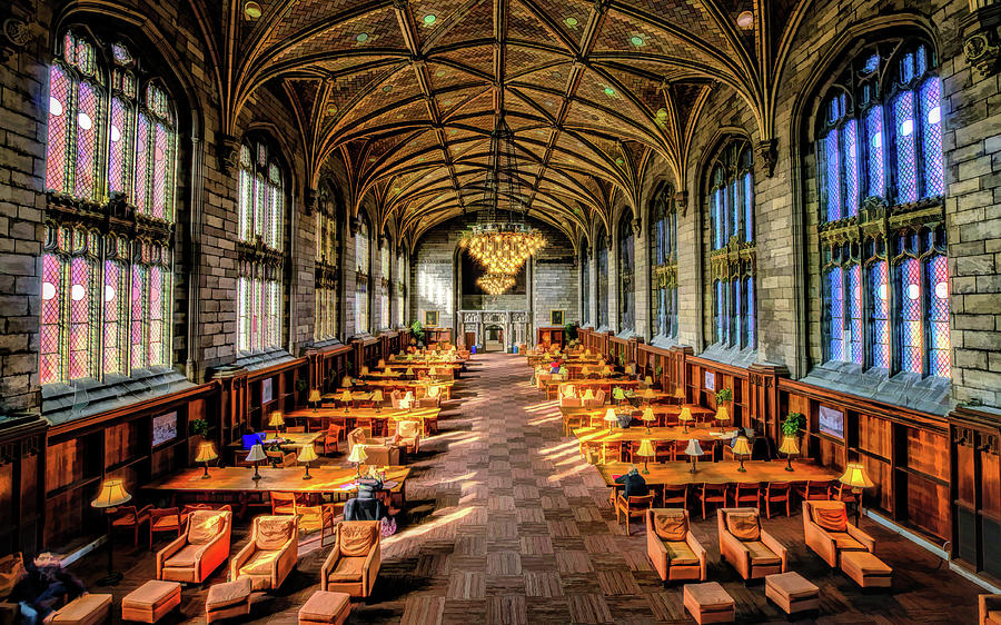 University of Chicago Harper Library Painting by Christopher Arndt - Fine  Art America