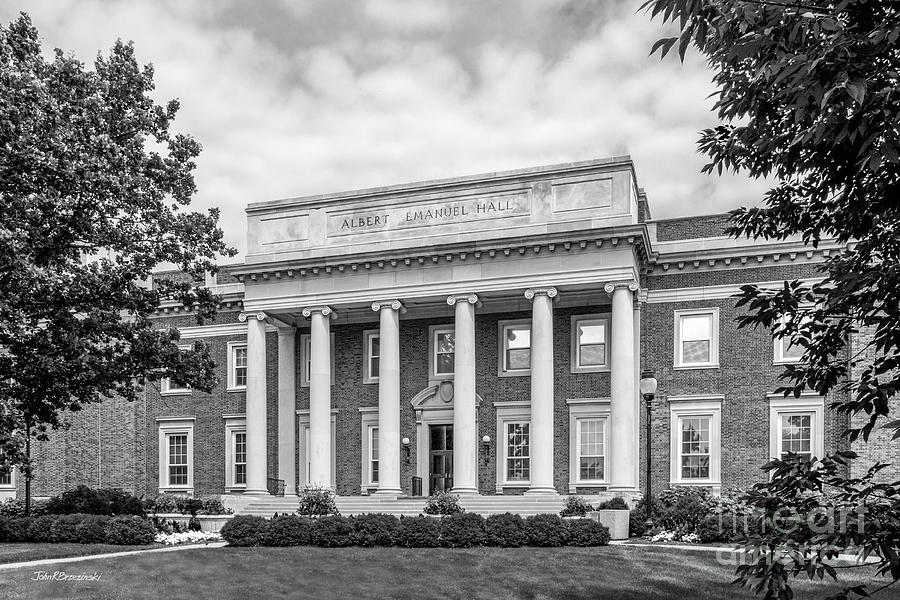 University of Dayton Albert Emanuel Hall Photograph by University Icons