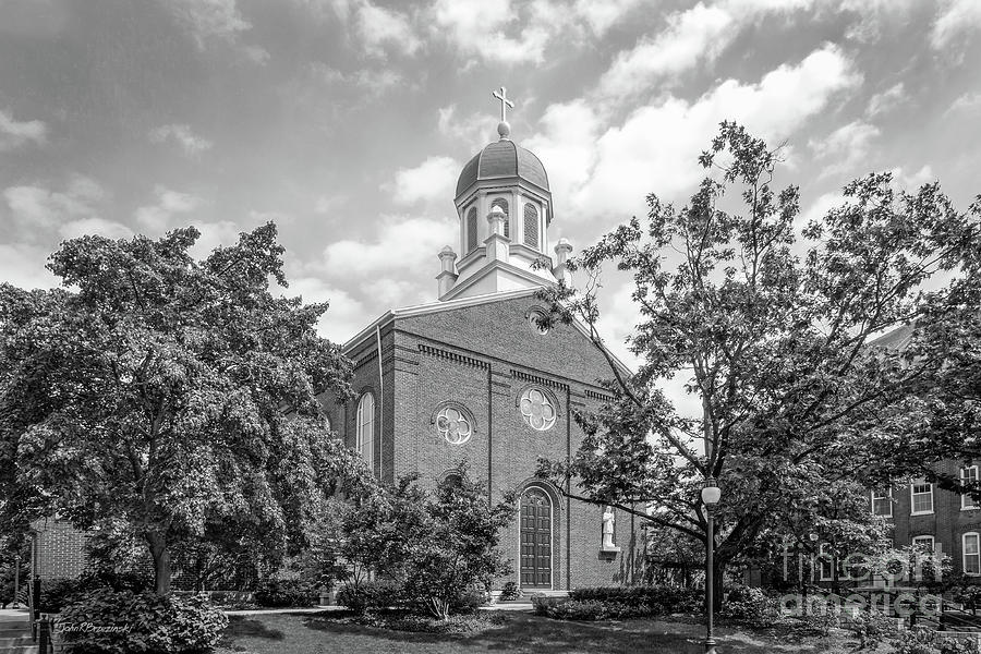 University Of Dayton Photograph - University of Dayton Chapel by University Icons