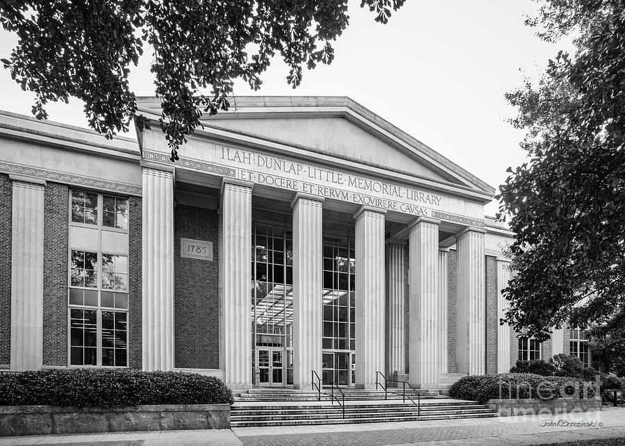 University of Georgia Ilah Dunlap Little Library Photograph by University Icons