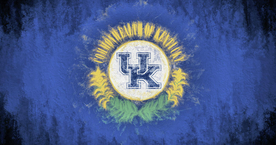 University of Kentucky State Flag Digital Art by JC Findley