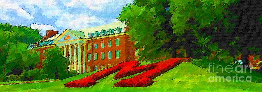 University of Maryland  Painting by DJ Fessenden