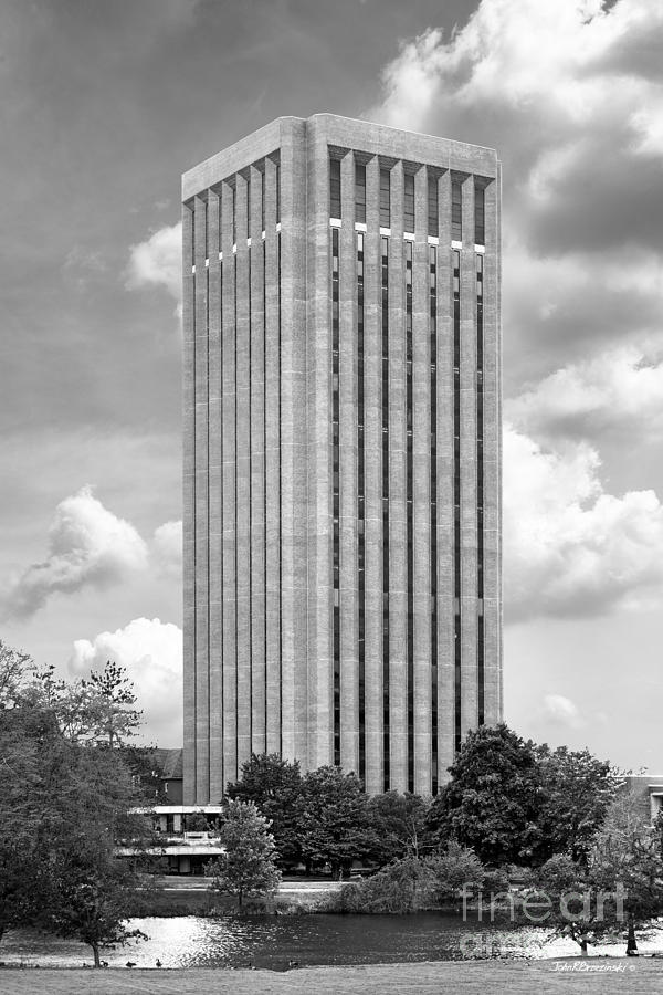 University Of Massachusetts W E B Du Bois Library Photograph By University Icons 