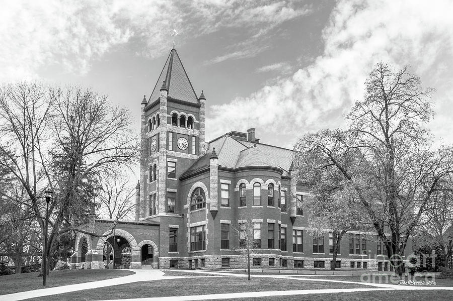 University of New Hampshire Thompson Hall Photograph by University Icons