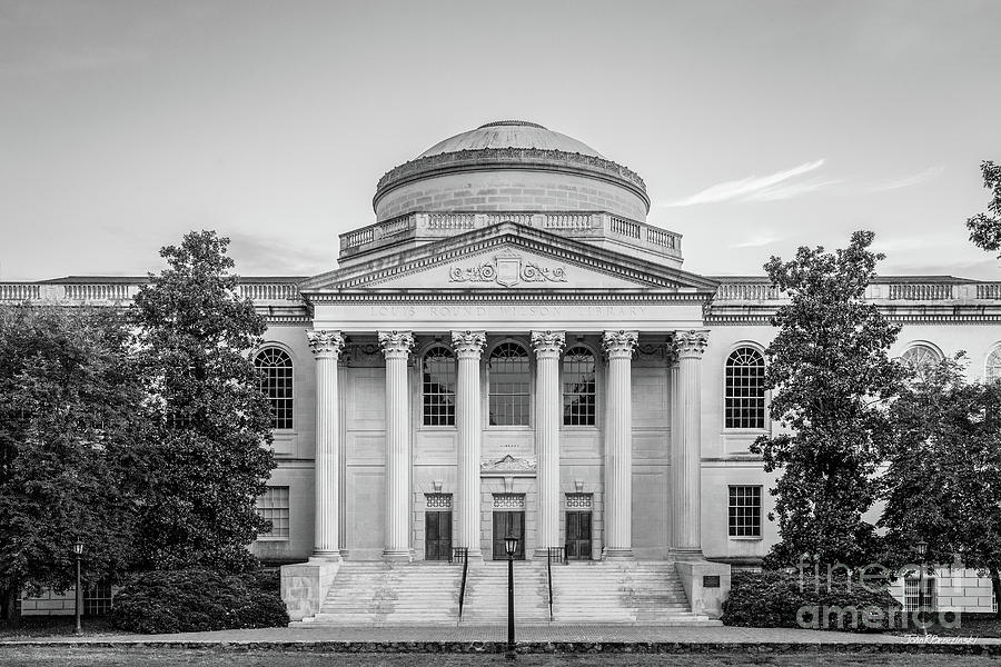 University of North Carolina Chapel Hill Wilson Library Photograph by University Icons