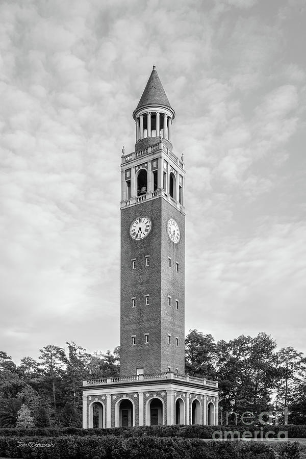 University of North Carolina Chapel Hill Morehead Patterson Bell Tower Photograph by University Icons