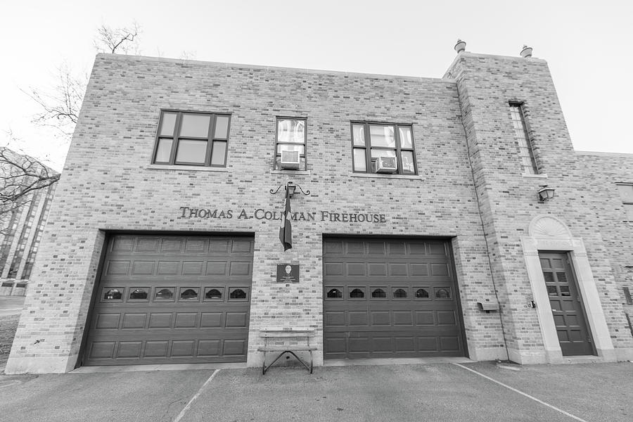 University of Notre Dame Fire Station  Photograph by John McGraw