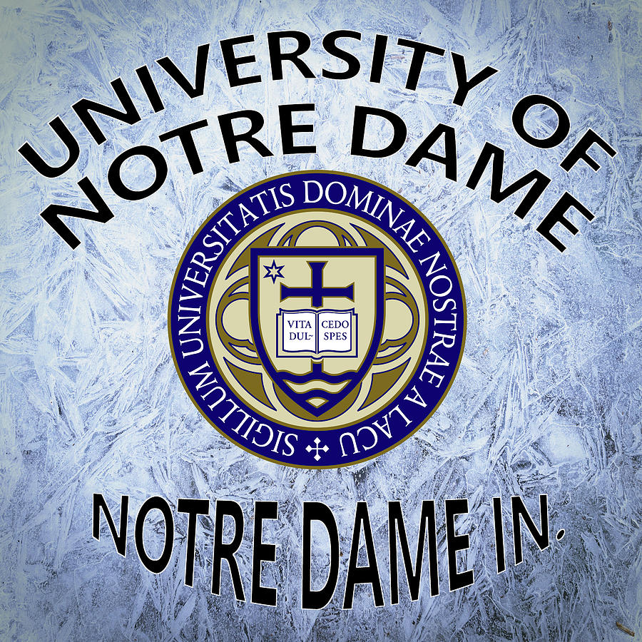 University Of Notre Dame Notre Dame IN. Digital Art by Movie Poster Prints