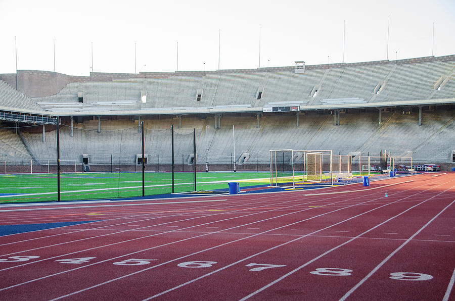 University of Penn Franklin Field Track Photograph by Bill Cannon