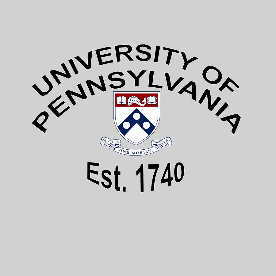 University Of Pennsylvania Est 1740 Digital Art by Movie Poster Prints