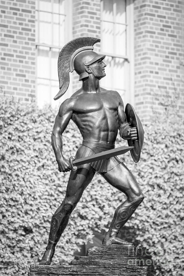 University Of Southern California Photograph - University of Southern California Tommy Trojan Statue by University Icons