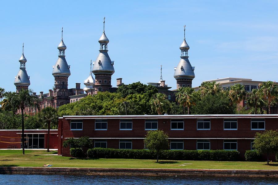 University of Tampa From Across the River Photograph by Robert Wilder Jr