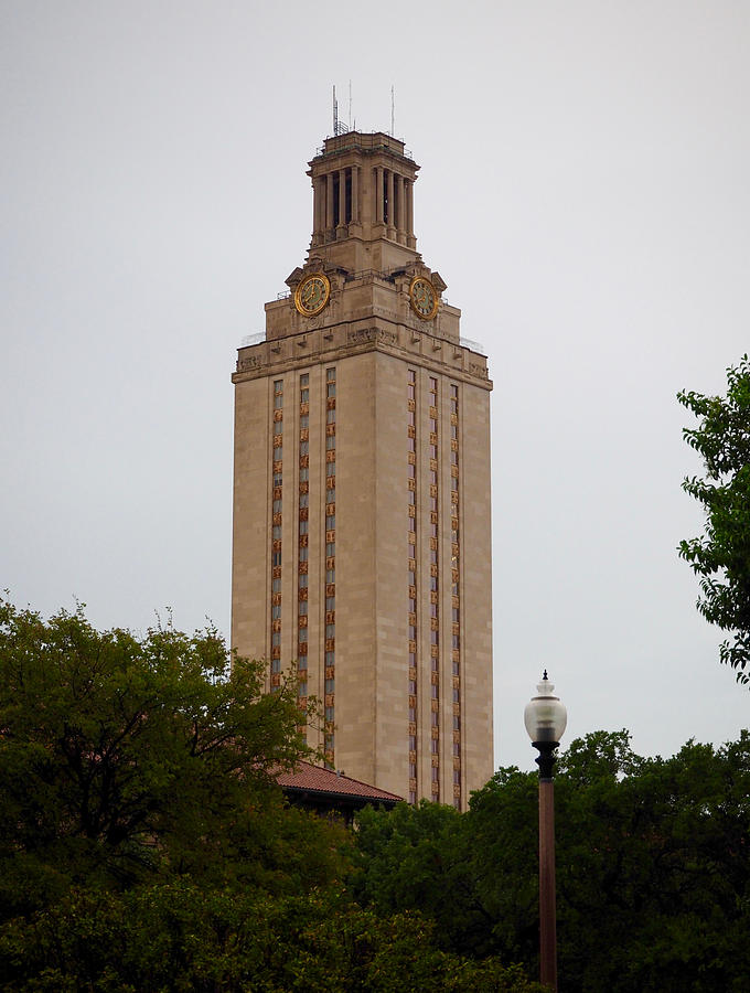 University of Texas Tower - daytime shot Photograph by Life Makes Art