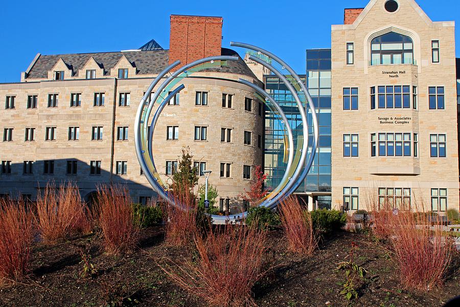 University of Toledo Stranahan Rings Photograph by Michiale Schneider