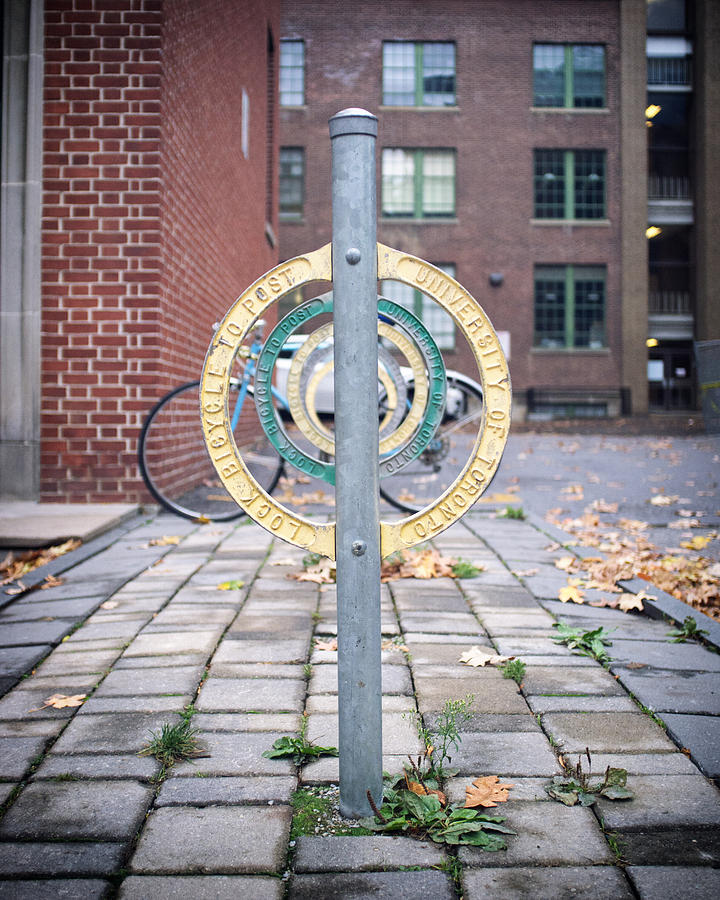 University Of Toronto Bicycle Post And Ring Photograph