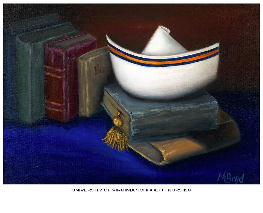 University of Virginia School of Nursing Painting by Marlyn Boyd