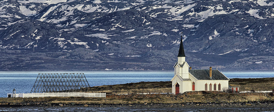 Unjarga-Nesseby Church in Arctic Norway Photograph by Pekka Sammallahti