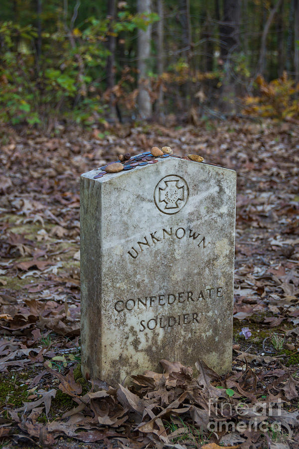 Unknown Confederate Soldier - Natchez Trace Photograph
