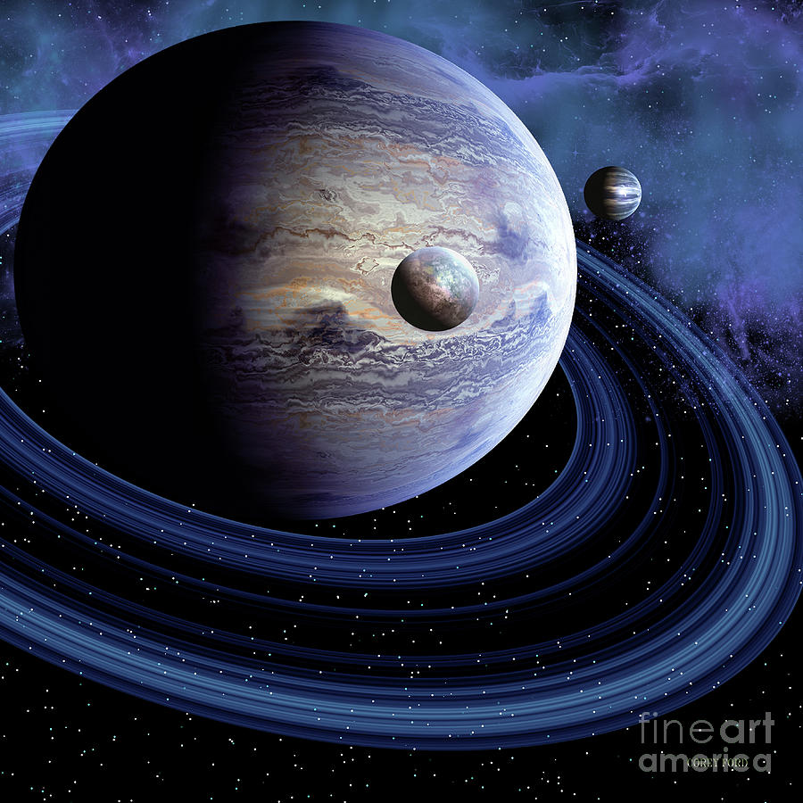 Unknown Planet Painting by Corey Ford