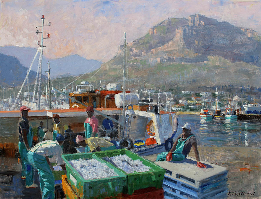 Unloading Fish by Roelof Rossouw Unloading Fish by Roelof Rossouw