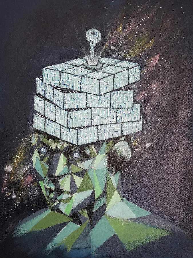 Unlock Your Mind Painting By Emmanuel Castillo